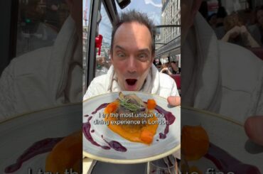 Trying the most unique fine dining experience in London