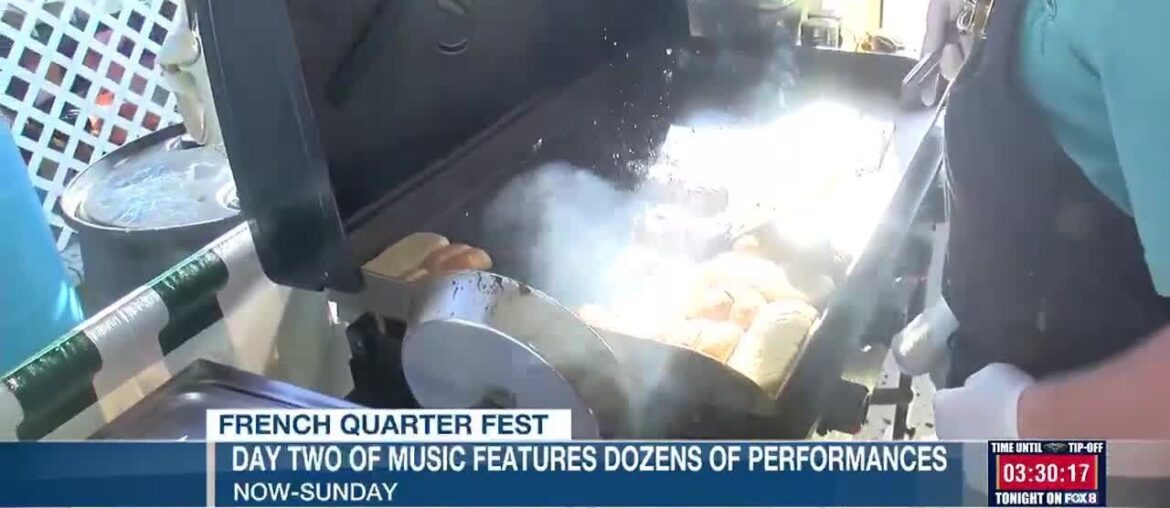 Crowds pack the Riverfront and French Quarter for the French Quarter Fest