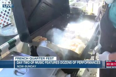 Crowds pack the Riverfront and French Quarter for the French Quarter Fest