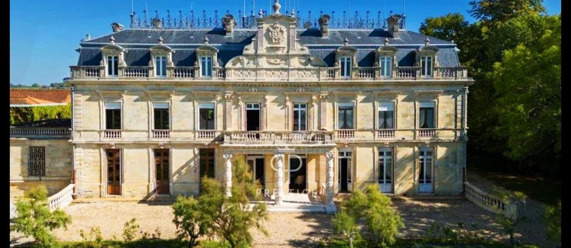 Impressive Chateau with Vineyard Aquitaine, France Impressive Chateau with Vineyard Aquitaine, France