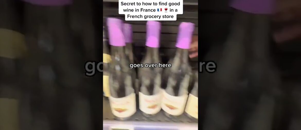 A secret to find good wine in France #wine #francetrip  #shorts