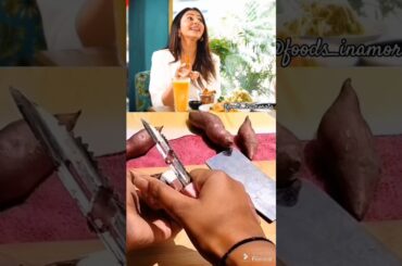 Rakul preet's Favourite Sweet Potato Fries Recipe #shorts