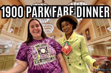 NEW DISNEY WORLD CHARACTER DINING- 1900 Park Fare Dinner Review