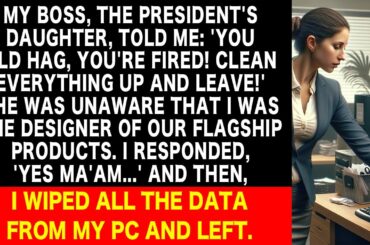 My boss fired me and told me to clean up everything before leaving. So, when I wiped all my data...