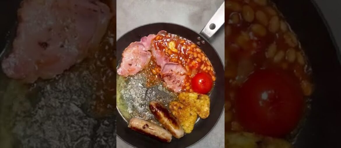 How to cook a one pan full English breakfast