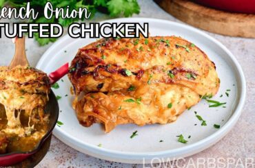 Gourmet French Onion Stuffed Chicken (Best Dinner Recipe!)
