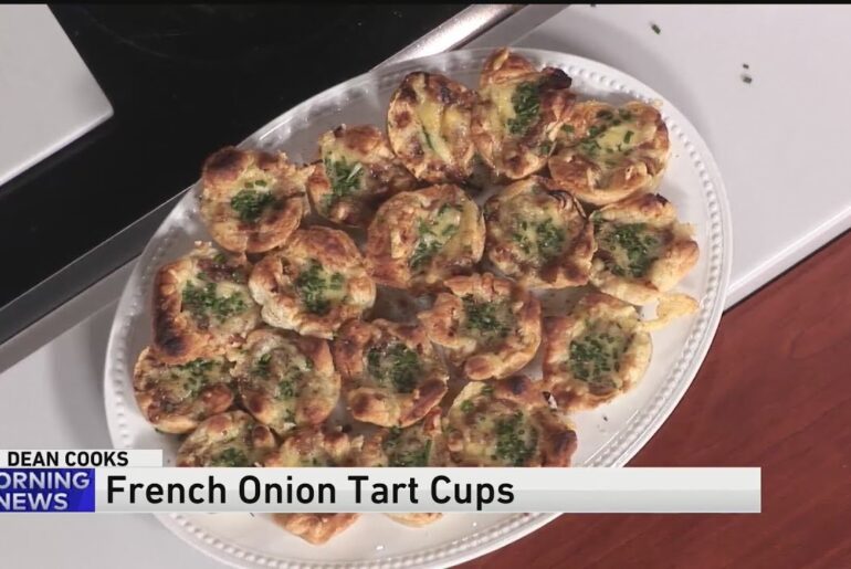 Dean shares his recipe for French Onion Tart Cups