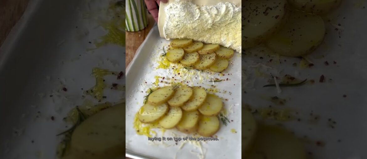 Cheesy Potato Pie but baked Upside Down #baking #cooking #recipe #upsidedown #pie  #food