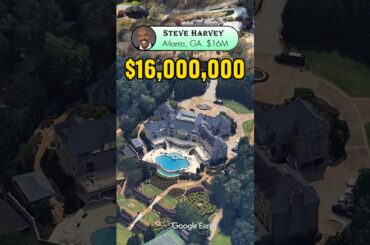 Steve Harvey House Atlanta Worth $16 Million | Celebrity Home #steveharvey #celebrityhome #shorts