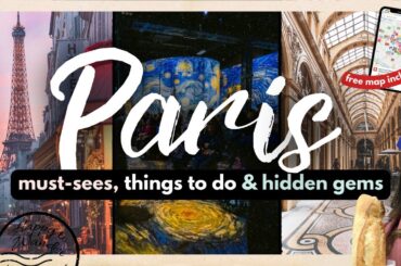 BEST THINGS TO DO IN PARIS FOR FIRST TIMERS W/ MAP (2024) | 20+ Must-Dos, Hidden Gems & More!