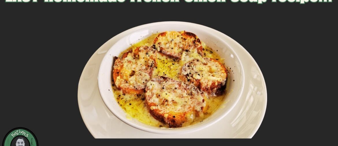 EASY Homemade French Onion Soup Recipe...