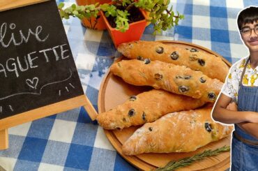 Eggless French Olive BAGUETTES || Fresh And Easy Baguettes Recipe || Arjun Gaba