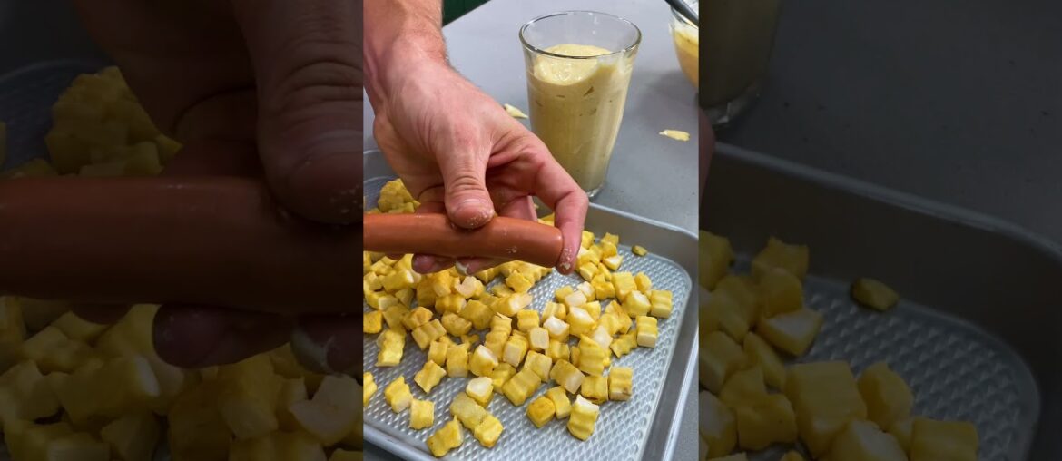 Making A Korean Corn Dog