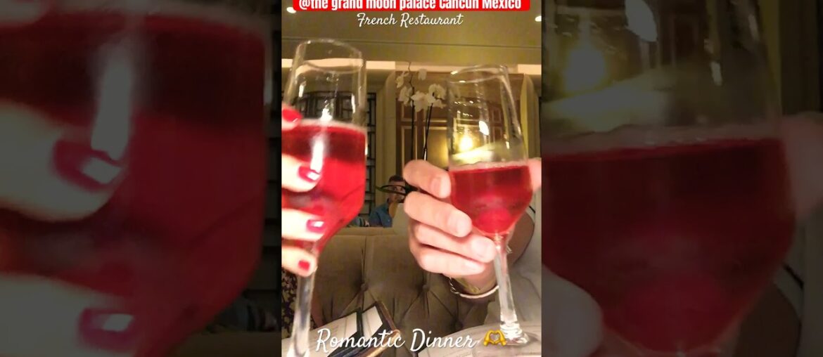 French dining experience beyond your expectations @le chateau GrandMoon palace Cancun Mexico #shorts