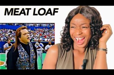FIRST TIME REACTING TO | Meat Loaf singing The US National Anthem