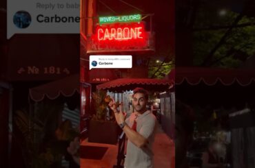 Is Carbone overrated?