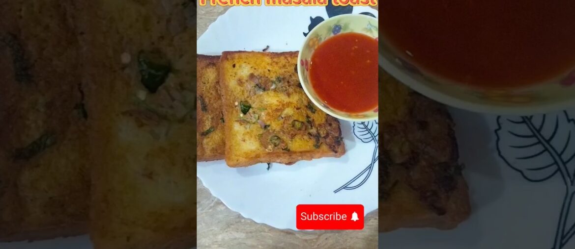 French masala Toast | Super Easy Super Tasty Toast #shorts #toast #masalatoast #breakfast