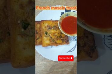 French masala Toast | Super Easy Super Tasty Toast #shorts #toast #masalatoast #breakfast