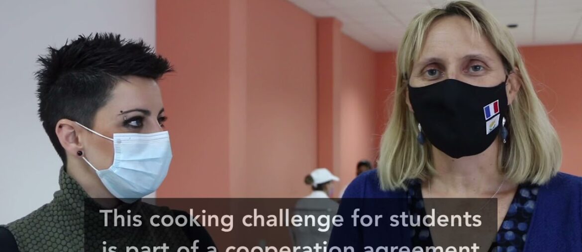 Cooking in French challenge at the Higher Hotel Institute Cyprus