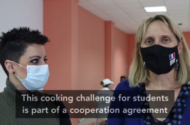 Cooking in French challenge at the Higher Hotel Institute Cyprus