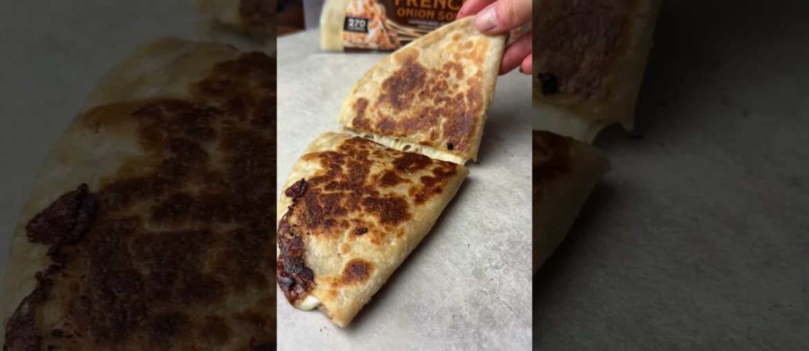 Gourmet French Onion Quesadilla Gourmet French Onion Quesadilla