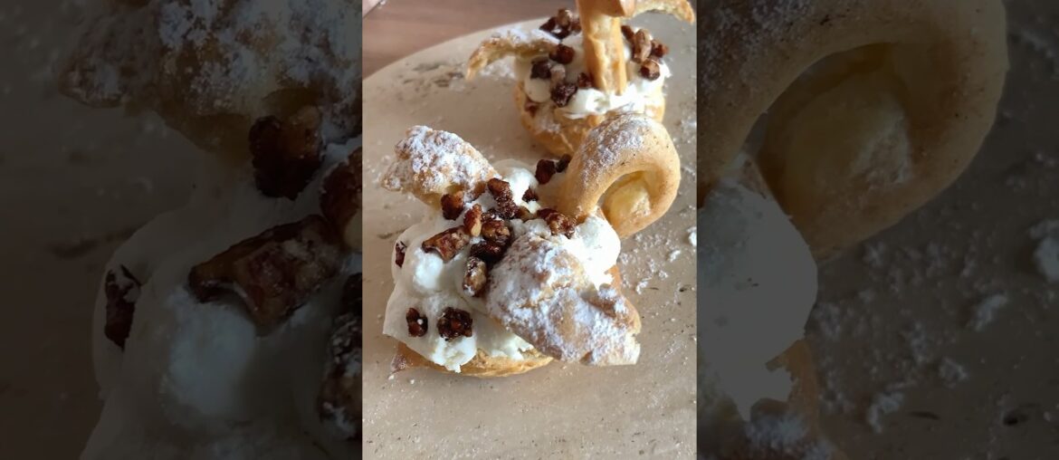 Swan made of choux pastry - A french pastry delicacy