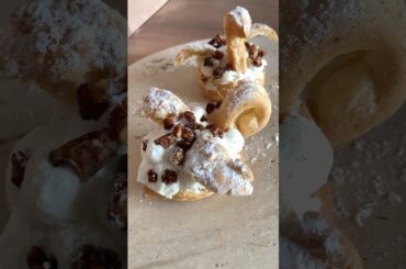 Swan made of choux pastry - A french pastry delicacy