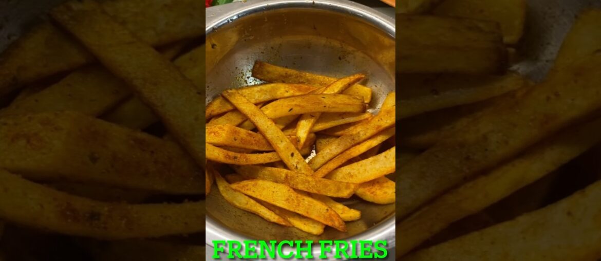 French fries  without cornflour #shortvideo #shorts #short #shortsvideo #french #fries #recipe