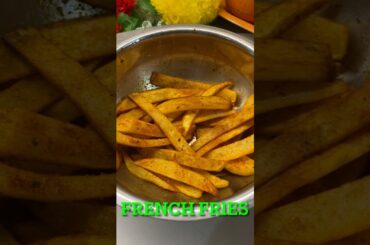French fries  without cornflour #shortvideo #shorts #short #shortsvideo #french #fries #recipe