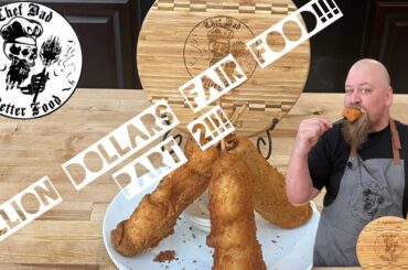 Is This The Next Billion Dollar Fair Food Idea!!! Chicken Corndog Bleu!!! Chicken Cordon Bleu Part 2