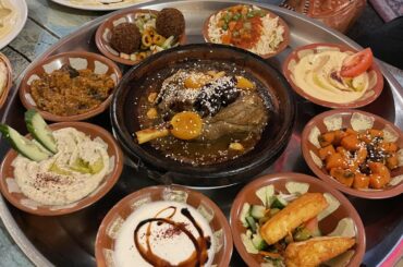 Moroccan Mezze Platter with Tajine