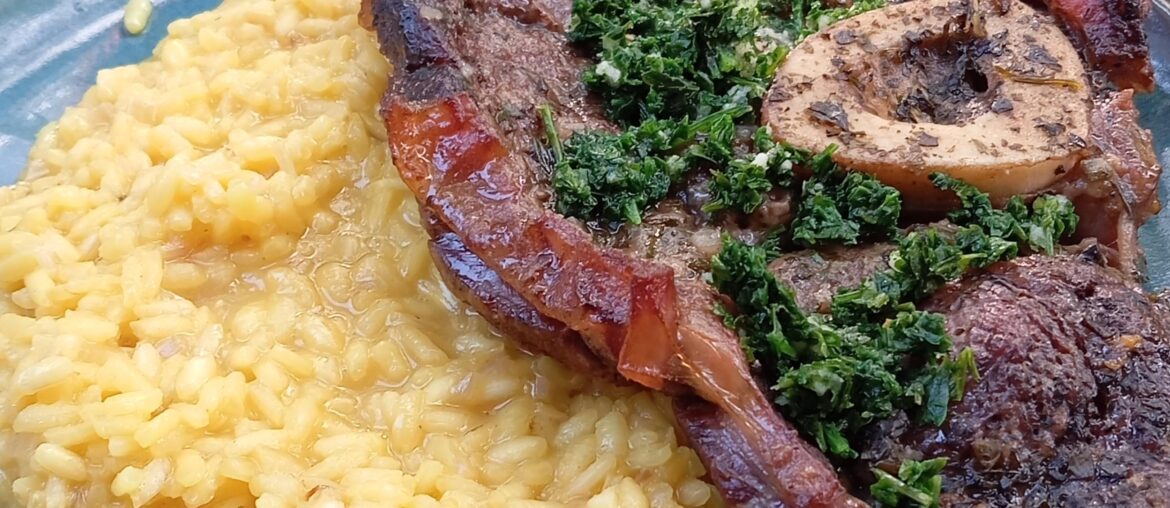 Risotto alla Milanese with Ossobuco