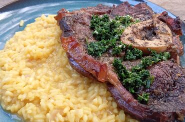 Risotto alla Milanese with Ossobuco