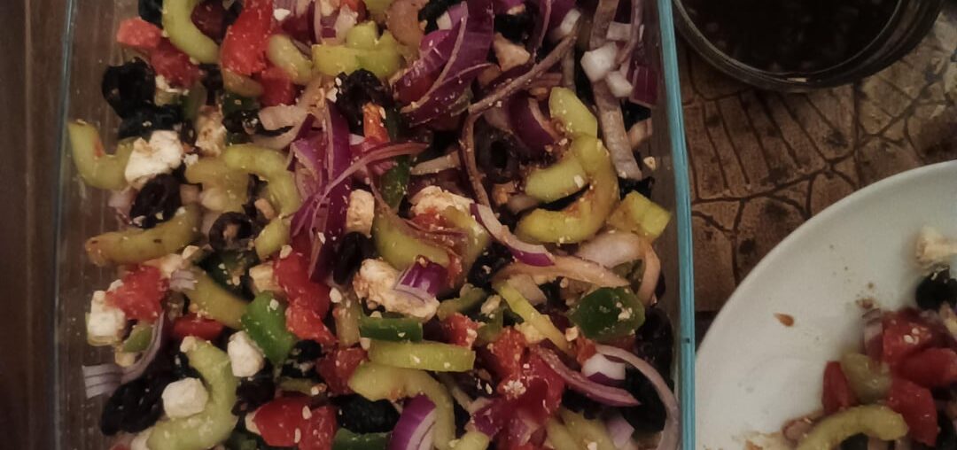 Ma 1ère salade grecque ! ☺️