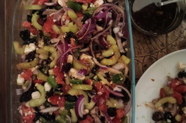 Ma 1ère salade grecque ! ☺️