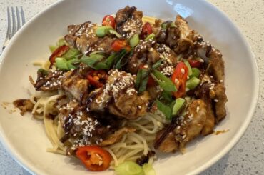 Sticky Sesame Chicken