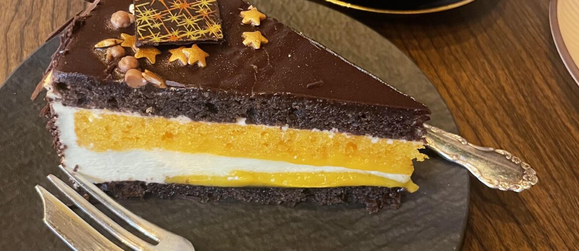 Orange and Chocolate cake in Helsinki