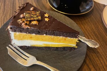 Orange and Chocolate cake in Helsinki