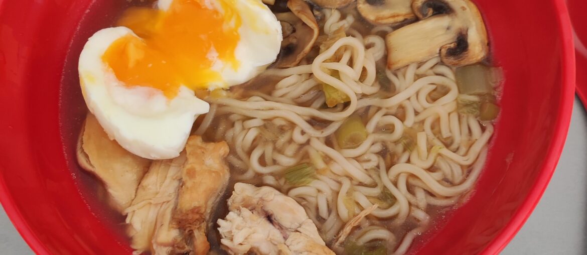 Ramen poulet maison