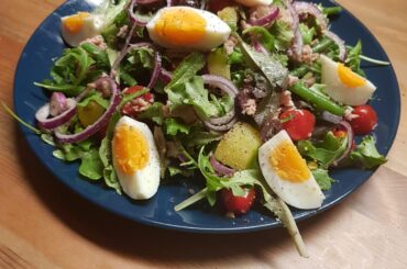 salade nicoise, since theres already summer temperatures