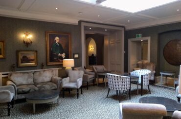 Eclectic seating at the Petersham Hotel, Richmond. [4160 x 3120]