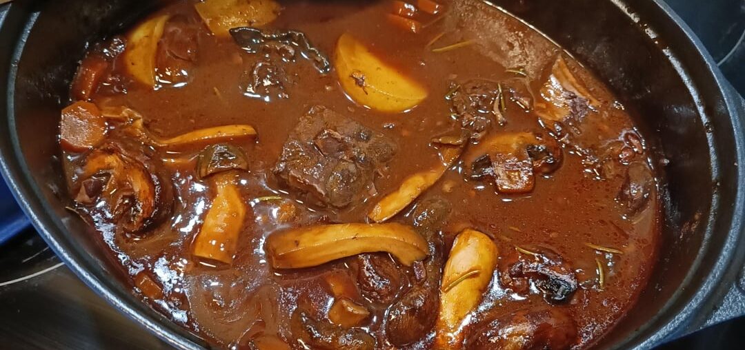 Première tentative de boeuf bourguignon