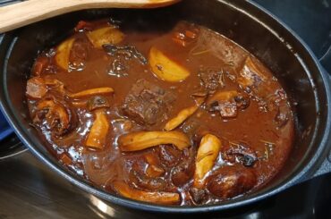 Première tentative de boeuf bourguignon