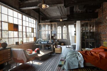 An eclectic industrial loft in Brooklyn, NY | Artist's Render [3500 x 1968]