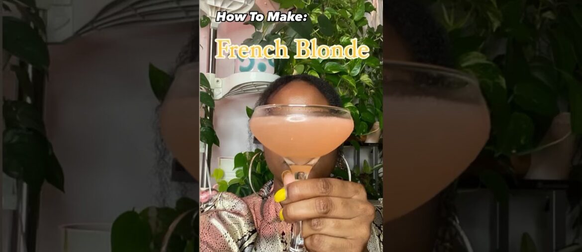 Taylor Swifts FAVORITE cocktail | French Blonde | HauzPlant & Cocktails Taylor Swifts FAVORITE cocktail | French Blonde | HauzPlant & Cocktails