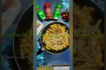 Cheesy Chicken French Fries|Cocktail French Fries|French fries with a twist|By Flavorz&Cures