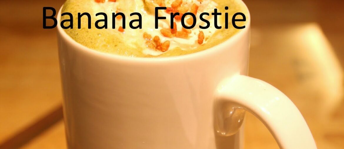 Beat The Heat - Make A Delicious Banana Frostie in Just Minutes! #shorts #coffee #banana #icecream