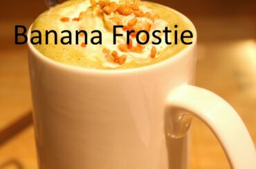 Beat The Heat - Make A Delicious Banana Frostie in Just Minutes! #shorts #coffee #banana #icecream