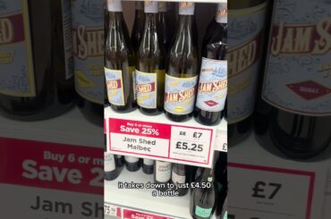 Asda 25% off wine is running until 6th May 2024 when you buy six bottles #savemoney
