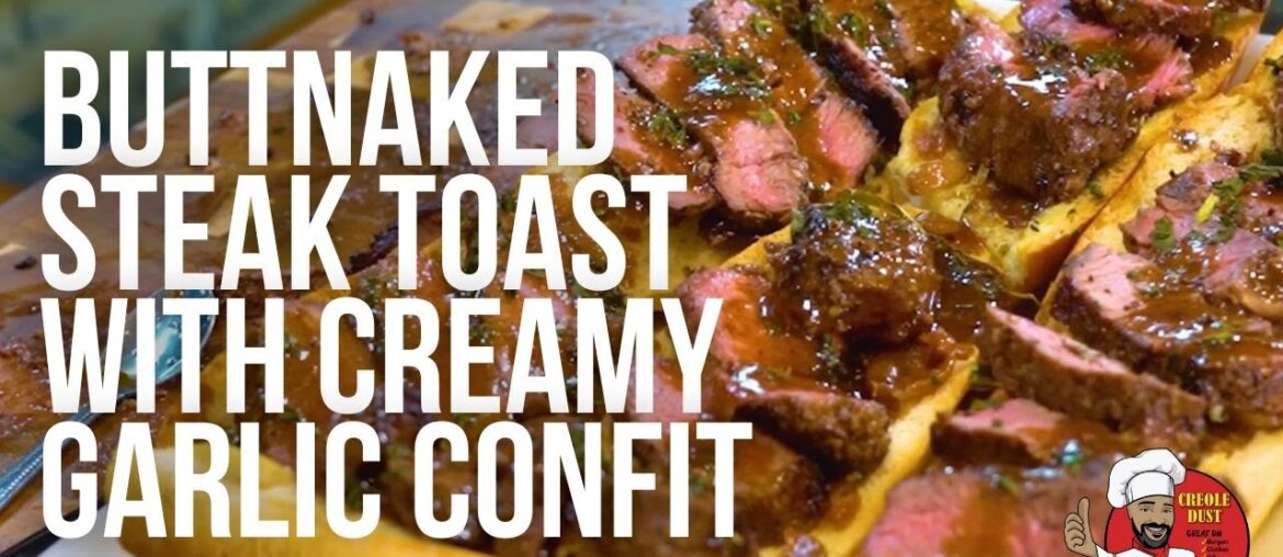 Filet Mignon on Garlic Butter Clouds: Next-Level Steak Toast!
